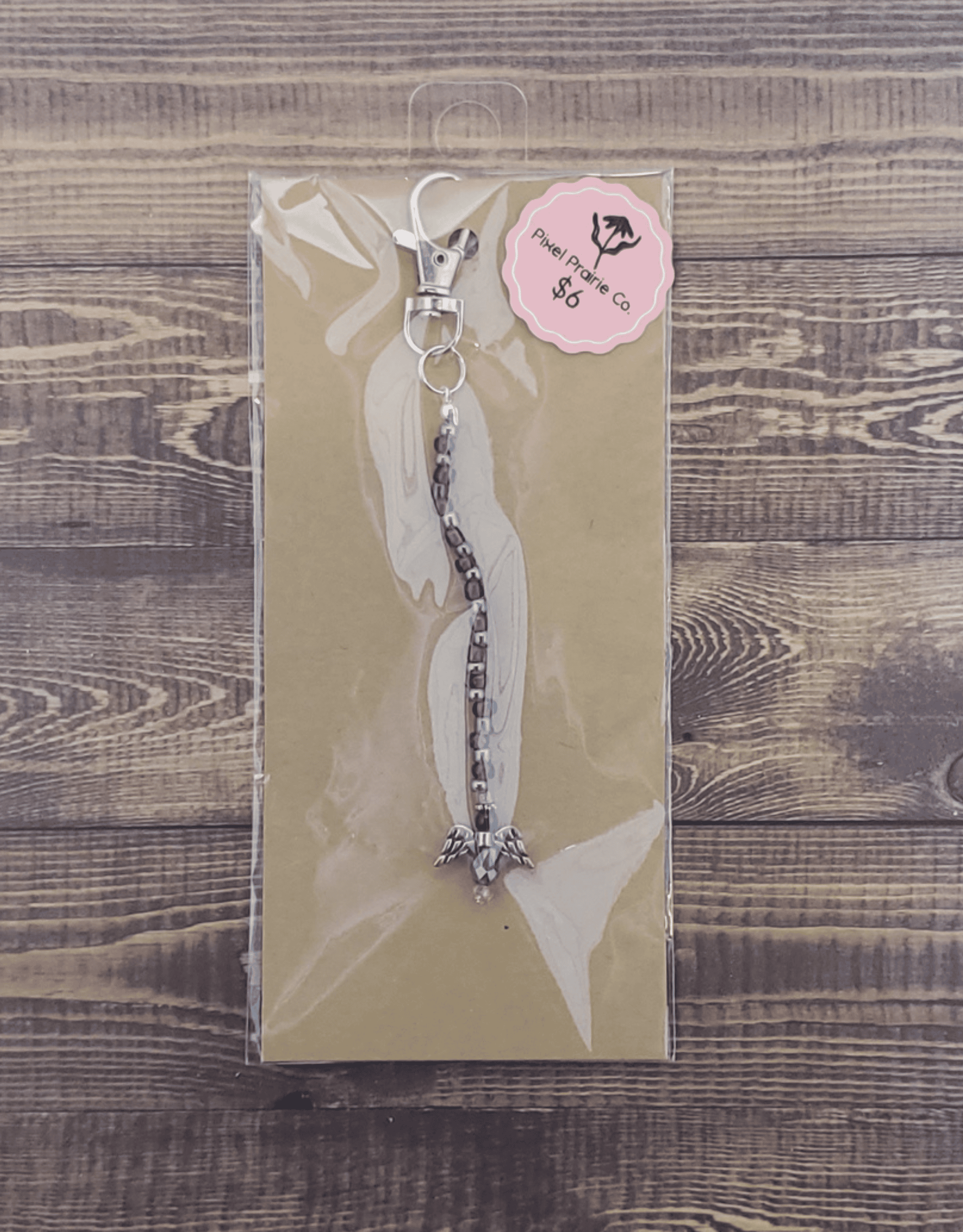 Beaded Clip-On Charm
