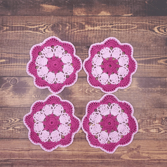 Table Bloom Coaster Set