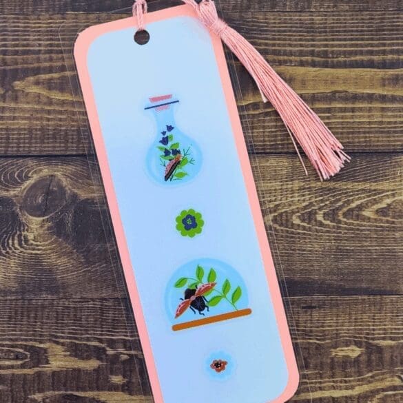 Nature Bookmark with Tassel
