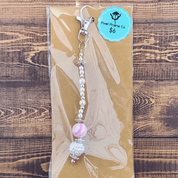 Beaded Clip-On Charm
